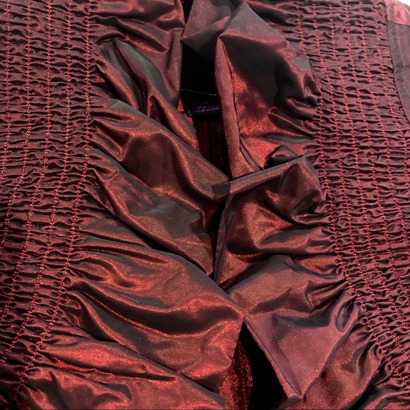 Bolero jacket M metallic burgundy - Picture 4 of 5